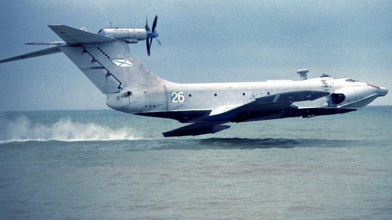 Illustration for article titled This "Caspian Sea Monster" Was a Giant Soviet Spruce Goose